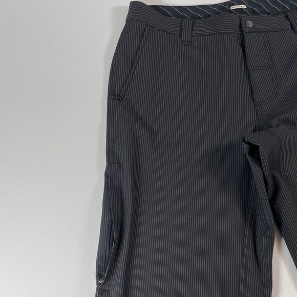 Lululemon Pinstripe Classic Fit Trousers Wet Dry Warm Men's Pants 36 - Picture 6 of 16